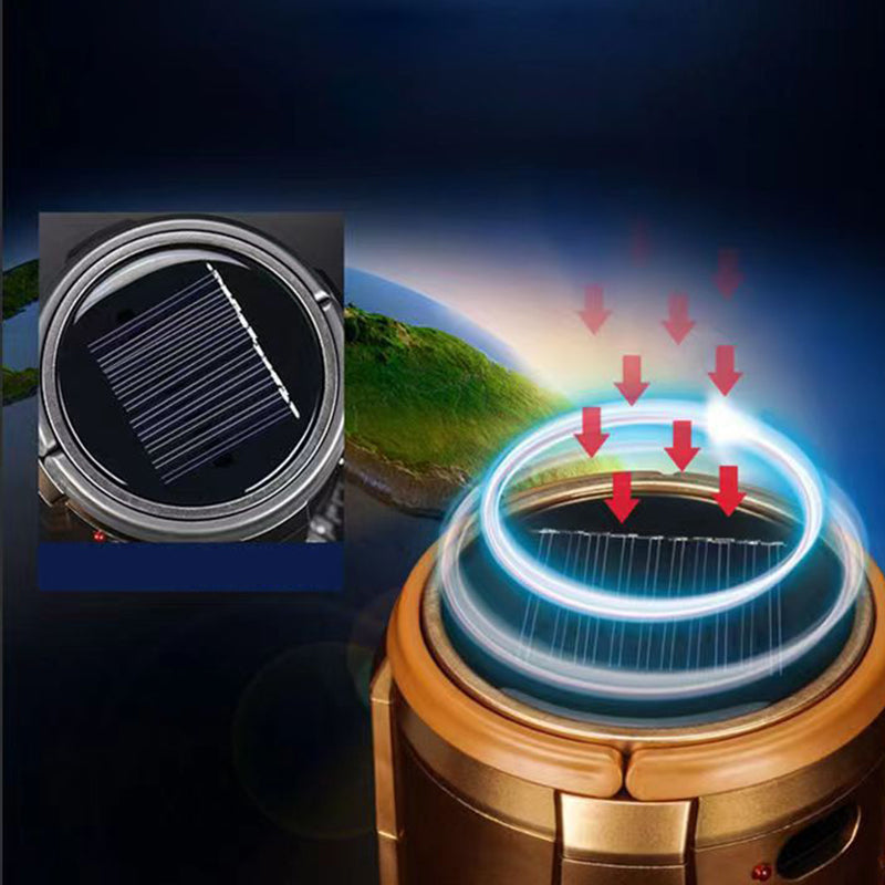 Multifunction Camping Lantern - Solar & DC Rechargeable