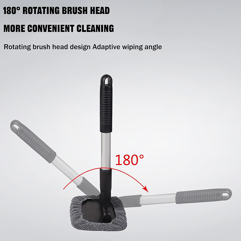 🚗 Expandable Windshield Cleaner Tool – Reusable Microfiber Glass Cleaning Kit