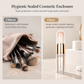 🖌️LAST DAY SALE 50% OFF !!📢Portable Retractable Makeup Brush Set – Multifunctional Travel Cosmetic Tool with Powder, Blush & Silicone Lip Brush