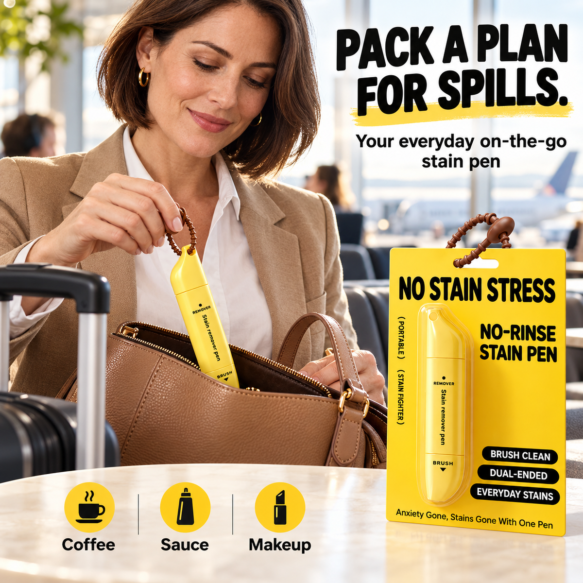 Portable Dual-Head Stain Remover Pen