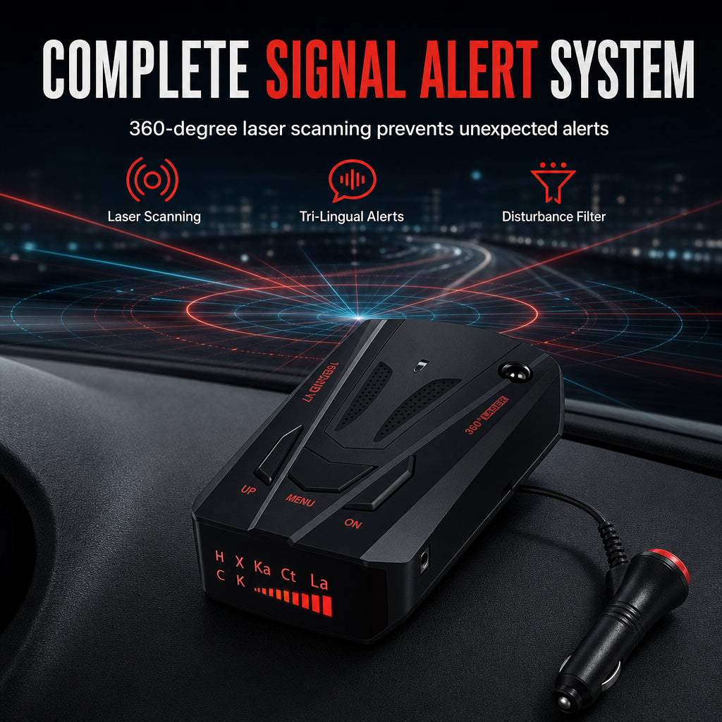🚗 50% OFF NOW! 📡 Car Radar Signal Detector – 360° Scanning, Smart False-Alarm Filter & Heat-Resistant – Plug & Play for Daily Commutes 🛡️
