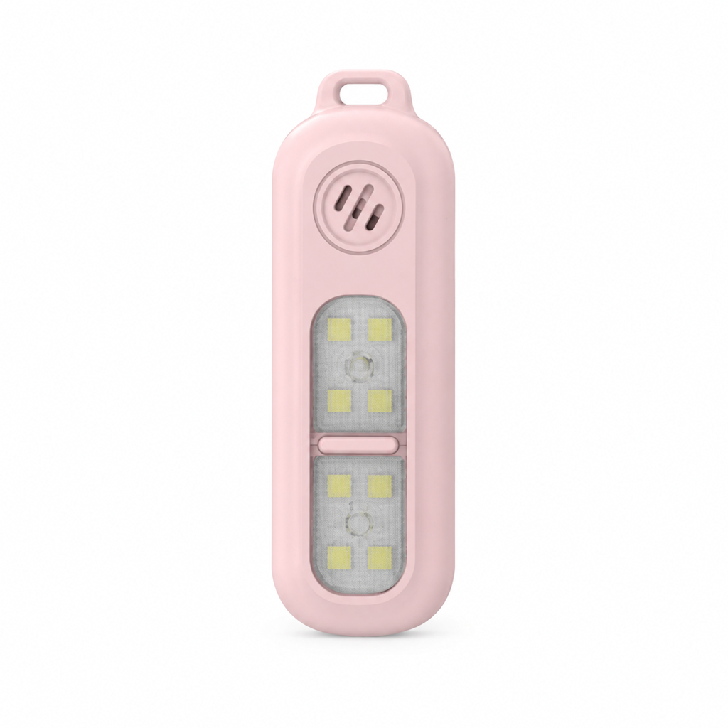 🚨 LED Safety Warning Light with SOS Alarm – Clip-On Running & Cycling Light
