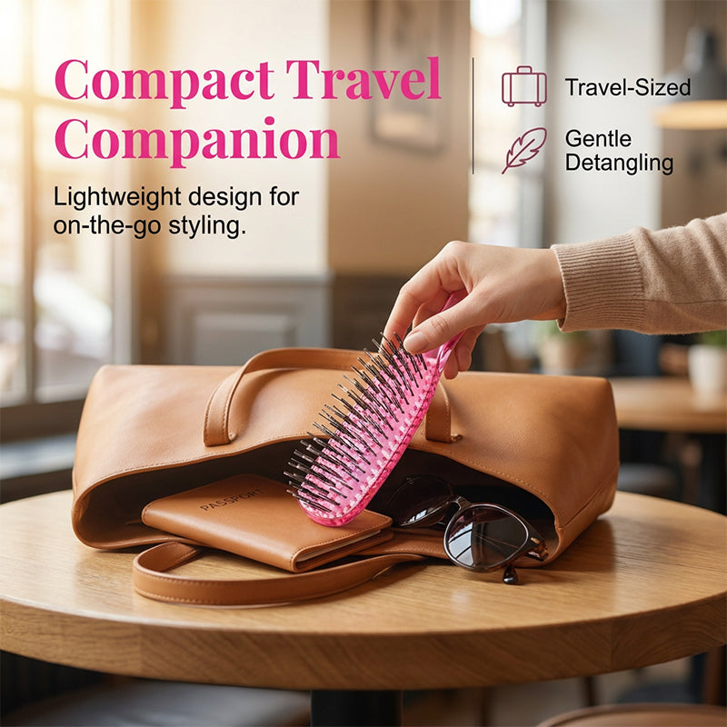 ⏳Time-Limited Special⏰Detangle Knots Instantly! Gentle Portable Scalp Massage Hairbrush