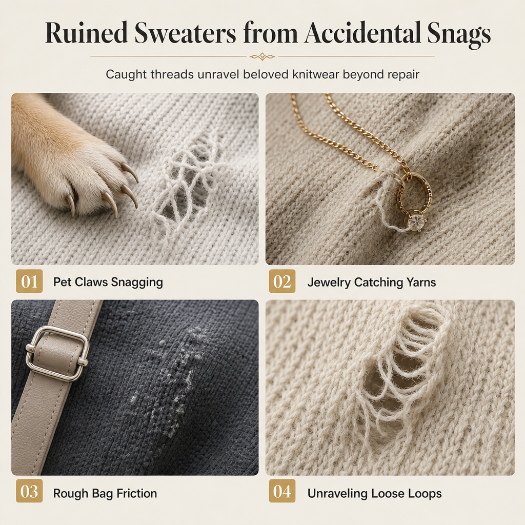 🎉 Limited-Time Offer! 🧵 25PCS Knurled Head Sewing Needles – Fix Pulled Loops & Hemming ✨