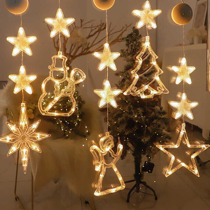 🎄 50% OFF! ✨ DIY Christmas Suction Window Lights – No drill, battery & reusable ✨