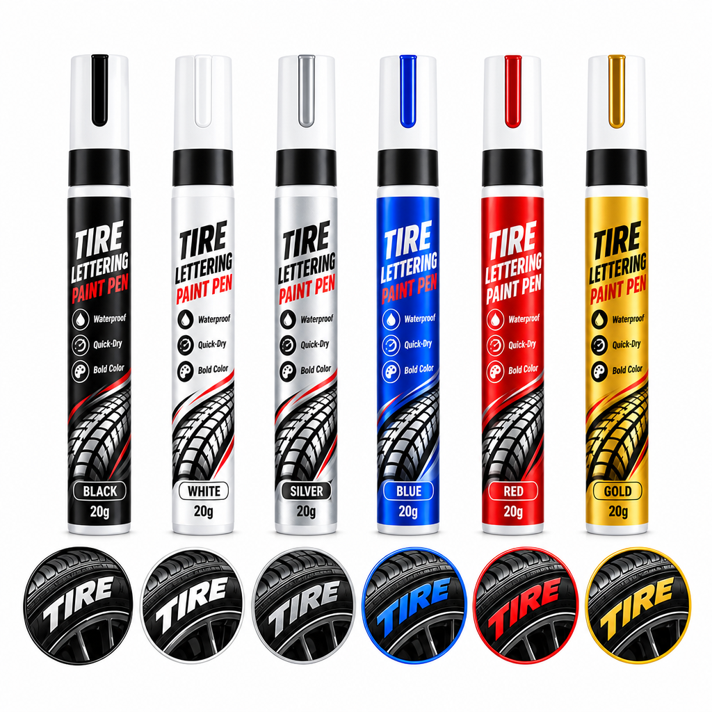 🥳Last Day🎉Tire Letter Paint Pen – Permanent-Style DIY Tire Lettering Marker, Waterproof, UV-Resistant & Heat-Resistant for Cars & Motorcycles🔥