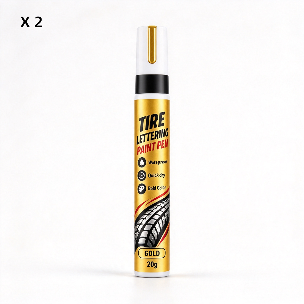 🥳Last Day🎉Tire Letter Paint Pen – Permanent-Style DIY Tire Lettering Marker, Waterproof, UV-Resistant & Heat-Resistant for Cars & Motorcycles🔥