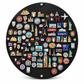Travel Magnet Board and Souvenir Magnet Display Board for Wall Decor
