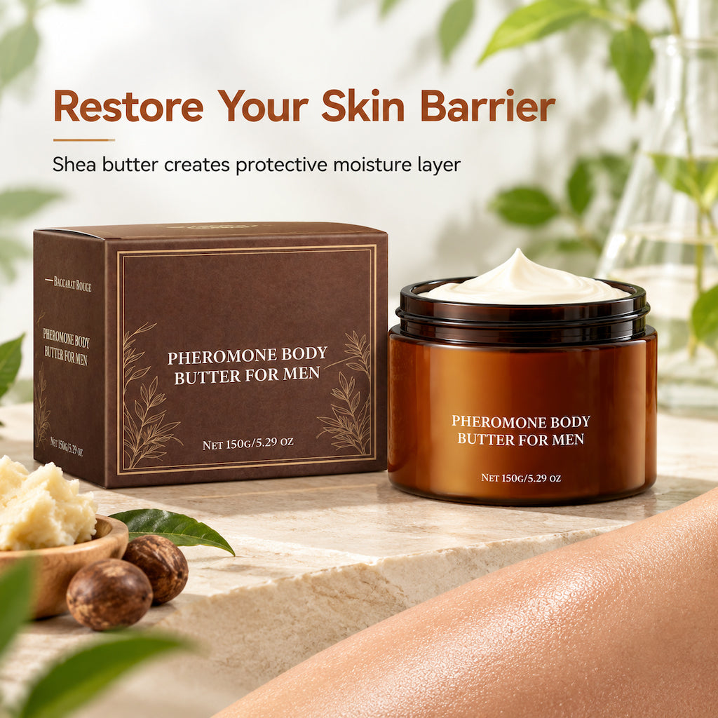 🥳2026 HOT SALE🥳💞50K+ SOLD! 🧴💪 50% OFF! Men's Daily Moisturizing Body Butter – shea butter & jojoba oil deeply hydrate dry skin, non-greasy & fast-absorbing. Soft, smooth skin all day! 🛡️✅