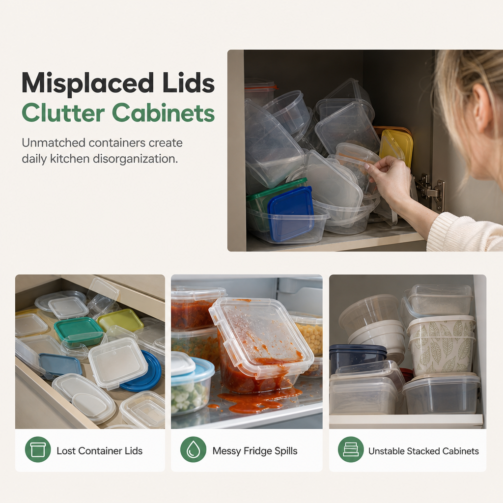 Food Storage Container with Airtight Lid