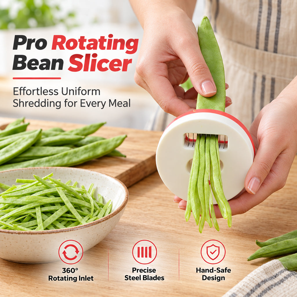 Multi-Functional Manual Bean Slicer & Vegetable Shredder