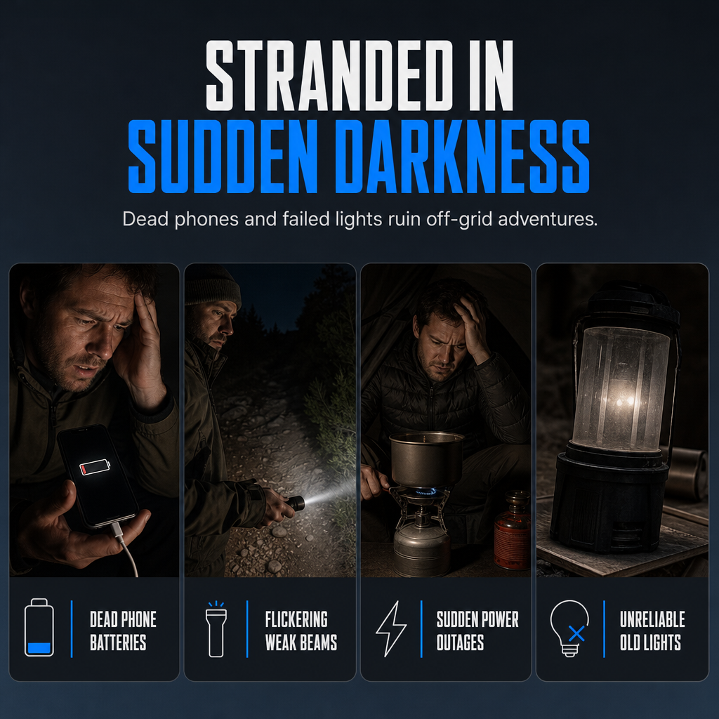 ✨50K+ SOLD – LIMITED TIME OFFER✨3-in-1 Solar COB LED Work Light – front, auxiliary & side lights, solar/USB charging, IP44 waterproof