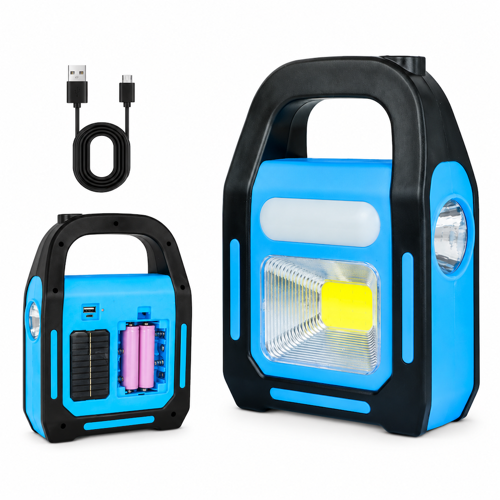 ✨50K+ SOLD – LIMITED TIME OFFER✨3-in-1 Solar COB LED Work Light – front, auxiliary & side lights, solar/USB charging, IP44 waterproof