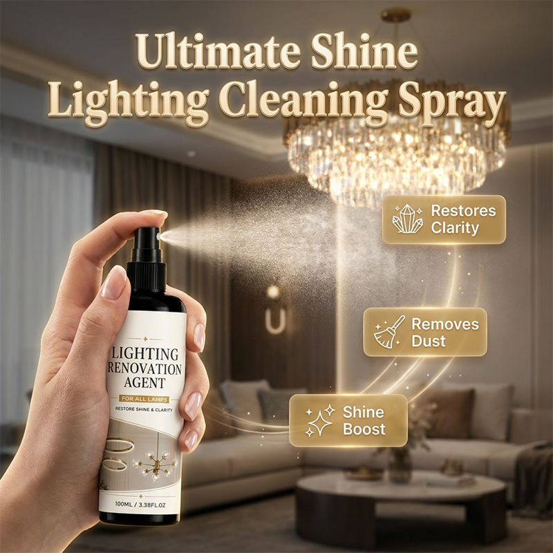 ✨ All-Lamp Cleaning Spray – Restore Crystal Clarity & Brilliant Shine 💡🔥