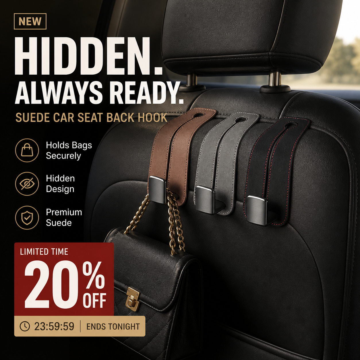 🔥Buy 1 Get 1 Free🔥Car Seat Back Double Hook