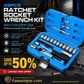 🎉 2026 Sale — Over 16,600 Sold!🔧29‑Pcs Ratchet Socket Wrench Kit 🛠️
