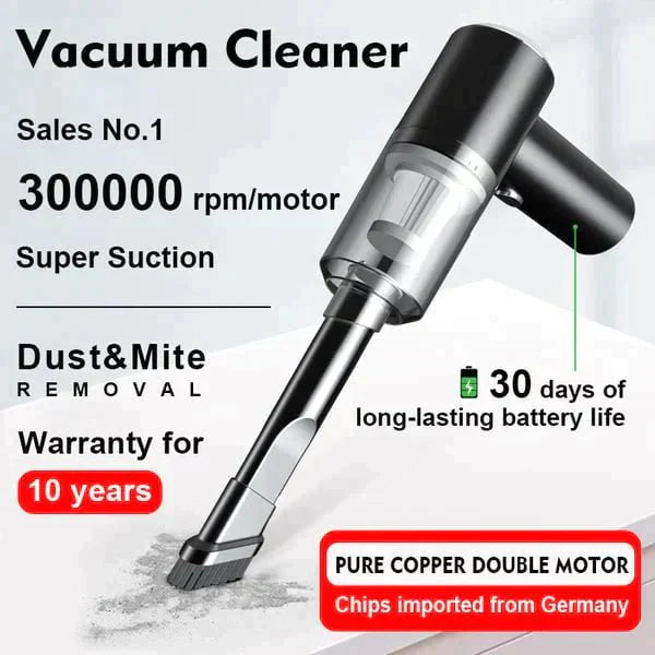 8000Pa 15000Pa Handheld Vacuum Cleaner, Cordless Handheld Hoover Lightweight, Car Vacuum Cleaner Portable, Compact Powerful , Hand Hoover for Car Home Office Desk Vacuum Cleaner Pulling Car vaccum heavy duty