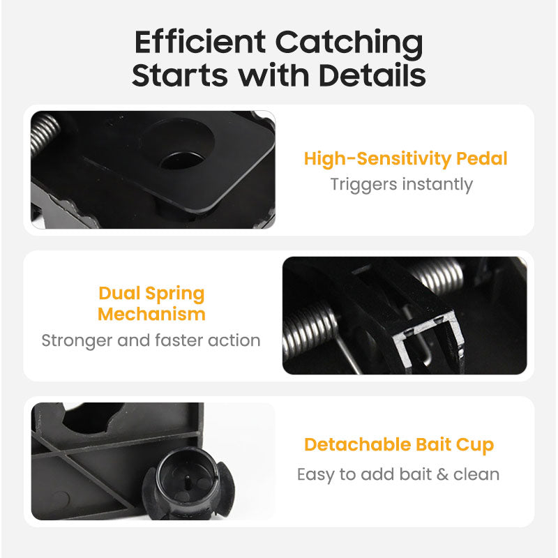 Reusable Mousetrap with High Sensitive Trigger