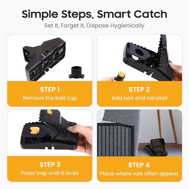 Reusable Mousetrap with High Sensitive Trigger
