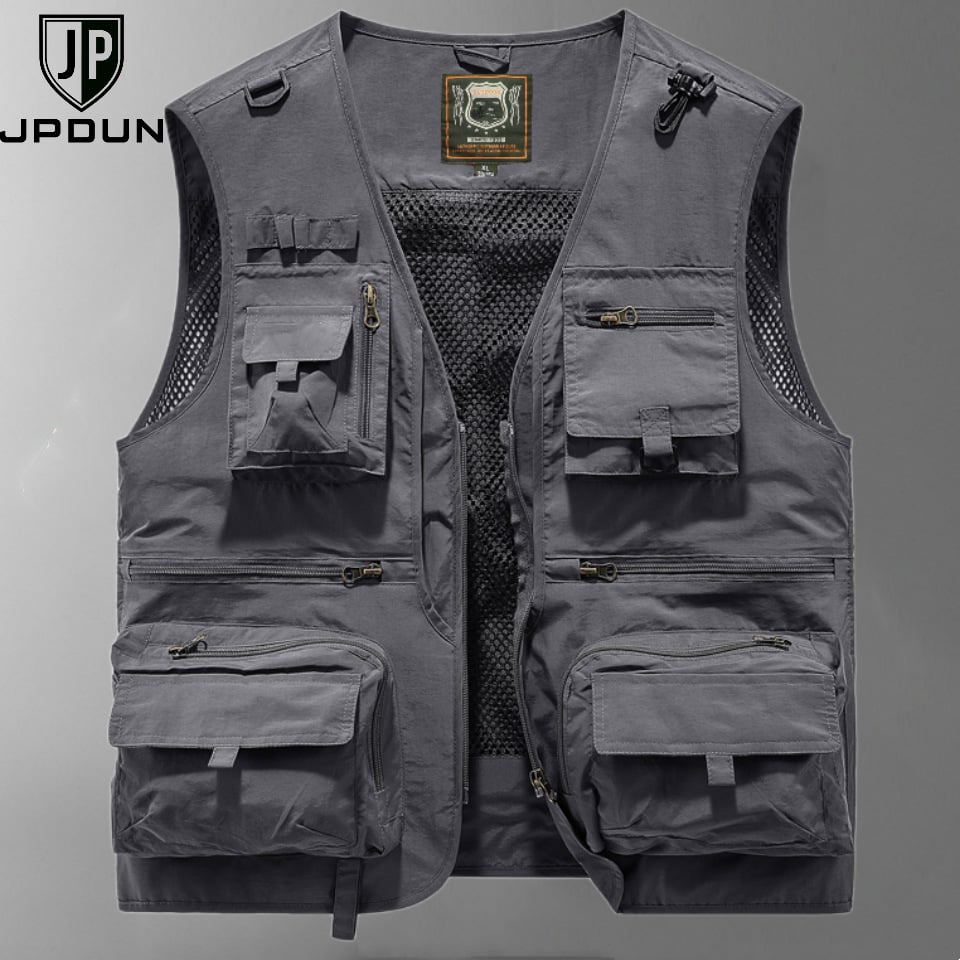 🎁Hot Sale 49% OFF⏳Breathable Mesh Zip Cargo Vest