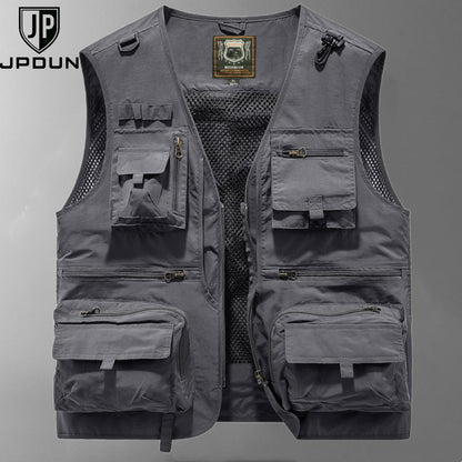 🎁Hot Sale 49% OFF⏳Breathable Mesh Zip Cargo Vest