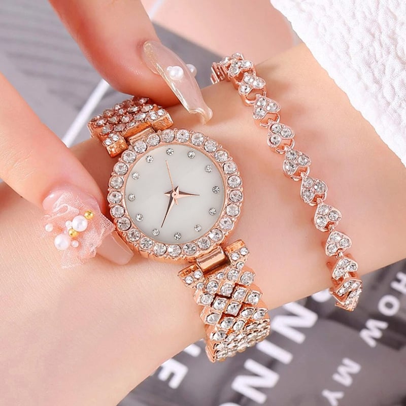 🎁Hot Sale 49% OFF⏳Moissanite Watch with Bracelet