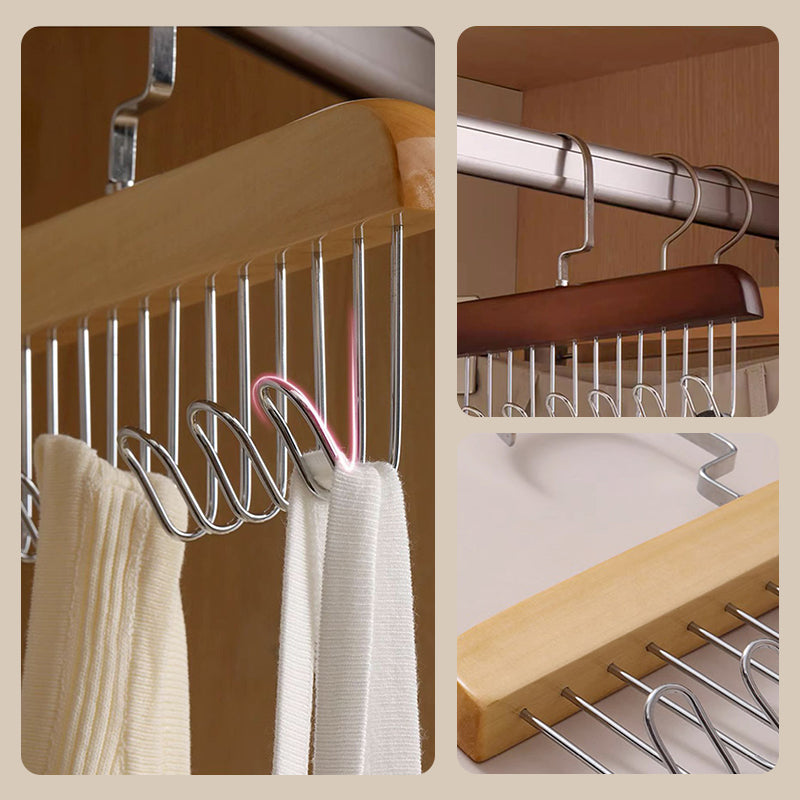 Anti Slip Multi Hook Coat Rack - newbeew