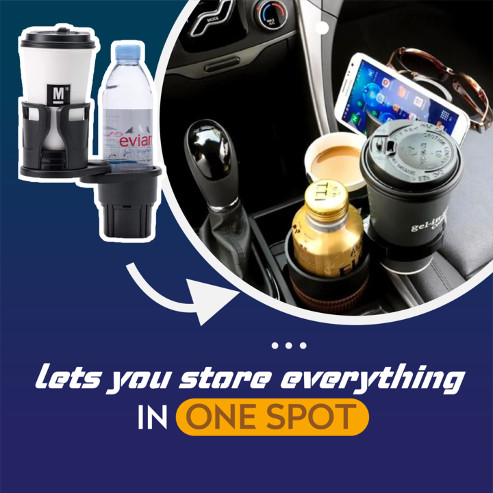 🎁Hot Sale 49% OFF⏳Multifunctional Car Cup Holder&Organiser - newbeew