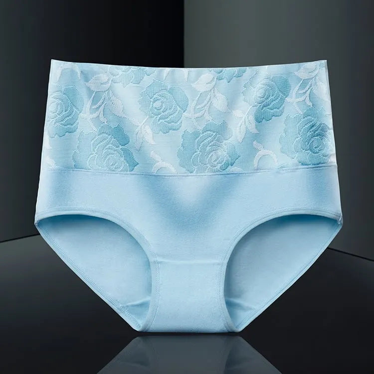 🔥BUY 5 GET 5 FREE🔥Cotton High Waist Abdominal Slimming Hygroscopic Antibacterial Underwear - newbeew