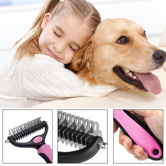 🎁Clearance Sale 49% OFF⏳Professional Deshedding Tool For Dogs And Cats