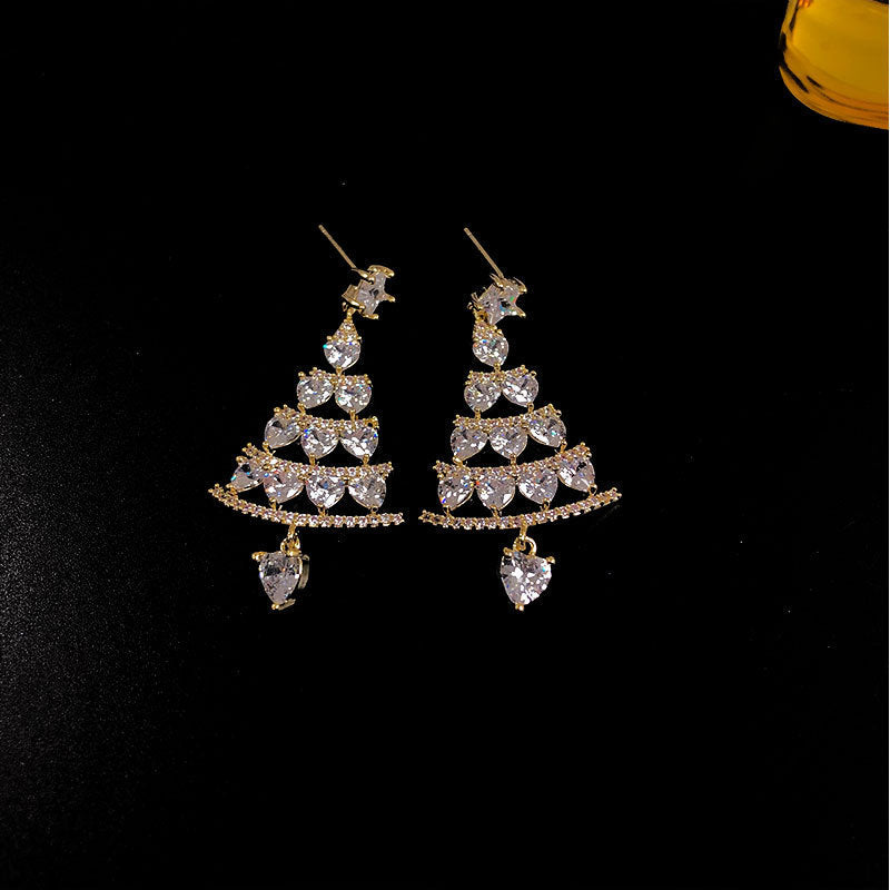 🎁Christmas Hot Sale⏳Christmas Tree Earrings - newbeew