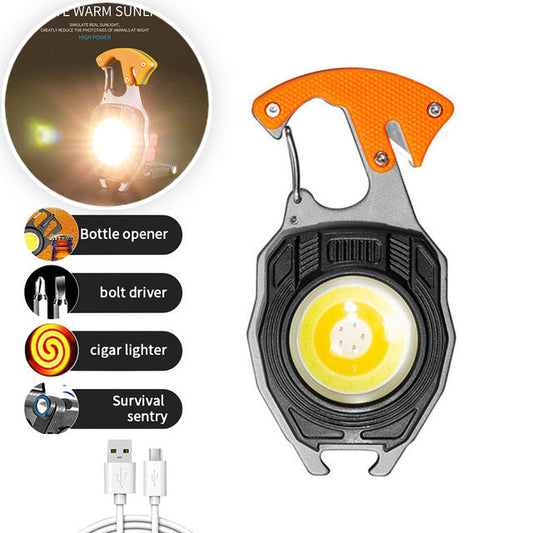 The ultimate tool for outdoor use: COB keychain light - newbeew