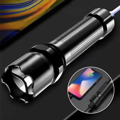 🎁Hot Sale 49% OFF⏳USB Chargeable Portable Outdoor Flashlight