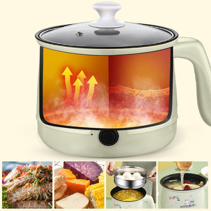 🎁Hot Sale 49% OFF⏳Non-stick Mini Electric Hot Pot with Steamer