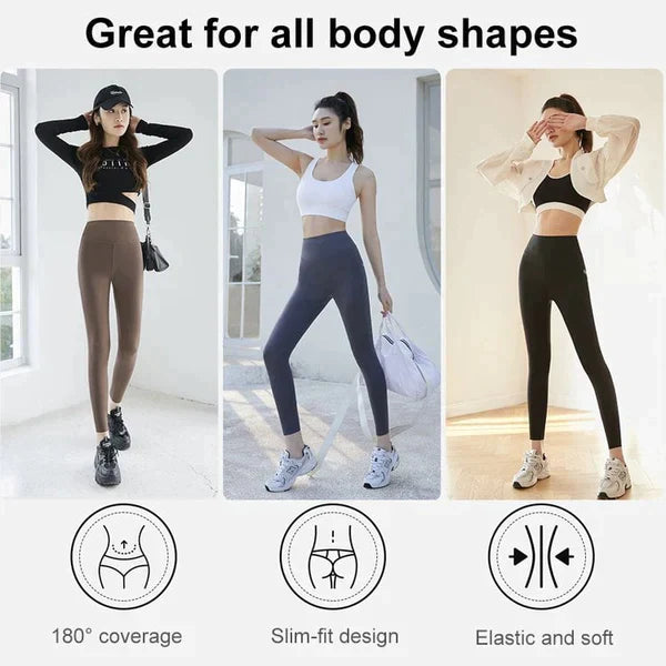 🎁New Year Sale 49% OFF⏳High Waist Tummy-Control Leggings