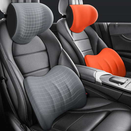 🎁Hot Sale 40% OFF⏳Ergonomic Car Seat Headrest&Lumbar Cushion