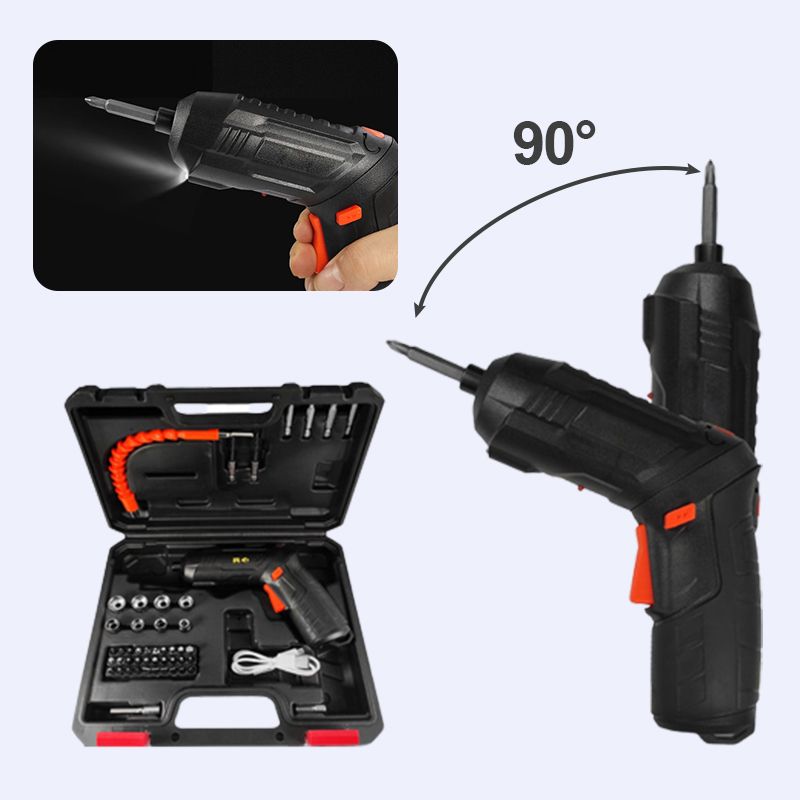 🎁Christmas 49% OFF⏳USB rechargeable & rotatable screwdriver set - newbeew