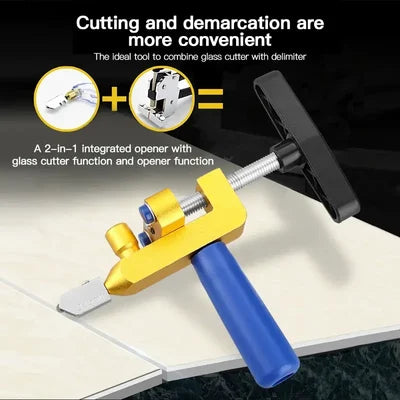 🎁New Year Sale 49% OFF⏳Professional 2-in-1 Ceramic & Glass Tile Cutter
