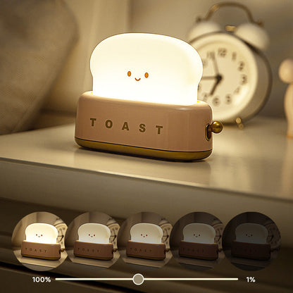 🎁New Year Sale 49% OFF⏳Cute Desk Decor Toaster Night Lamp