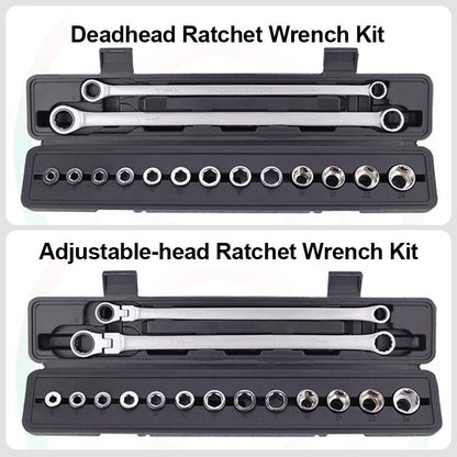 🎁New Year Sale 49% OFF⏳15pcs Adjustable Ratchet Wrench Kit