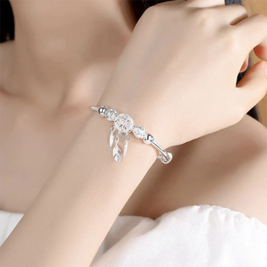 📿Dreamcatcher Bracelet SILVER (GIFT BOX) - newbeew