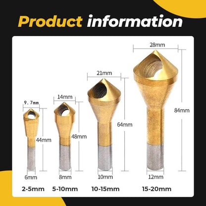 🎁Hot Sale 49% OFF⏳Titanium Coated Countersink Chamfer Tool