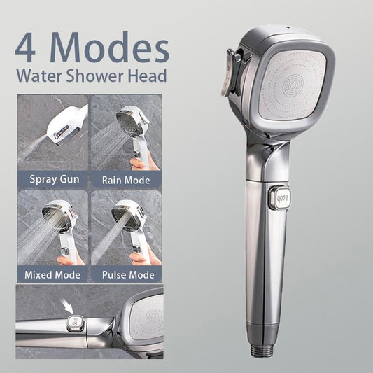 🎁New Year Sale 49% OFF⏳4-mode Handheld Pressurized Shower Head with Pause Switch