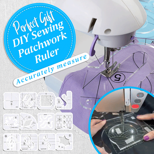 🎁Christmas 49% OFF⏳DIY Sewing Patchwork Ruler (12-Piece Set) - newbeew