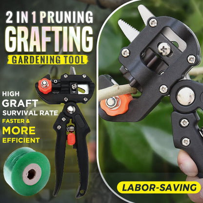 🎁Hot Sale 49% OFF⏳2 in 1 Pruning & Grafting Gardening Tool