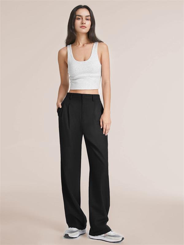 🔥FREE SHIPPING👖High Waist Tailored Wide Leg Pants - newbeew