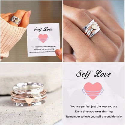 🎁Hot Sale 49% OFF⏳Self Love Spinner Heart Ring
