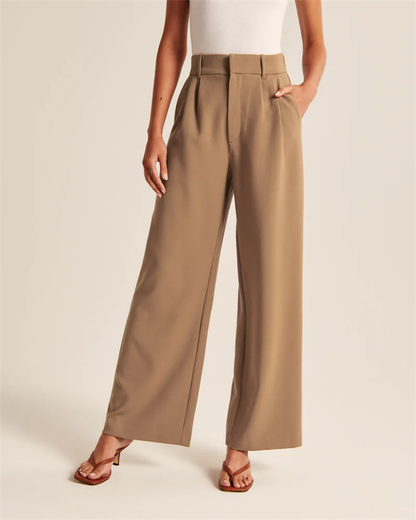 🔥FREE SHIPPING👖High Waist Tailored Wide Leg Pants - newbeew