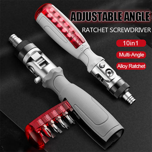 🎁Hot Sale 49% OFF⏳10 in 1 Multi-Angle Ratchet Screwdriver