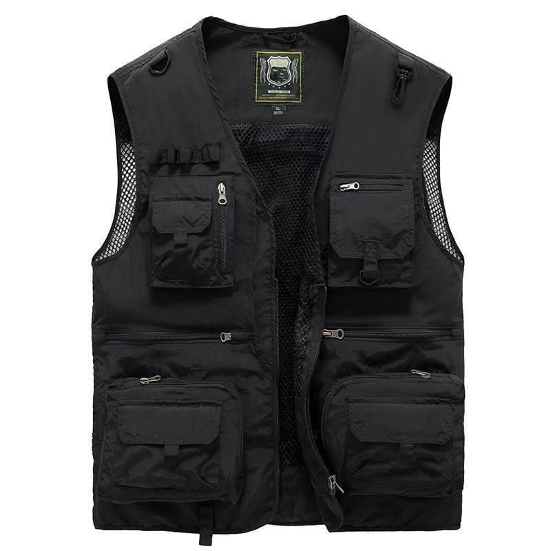 🎁Hot Sale 49% OFF⏳Breathable Mesh Zip Cargo Vest